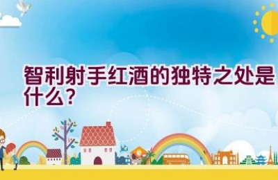 智利射手红酒的独特之处是什么？
