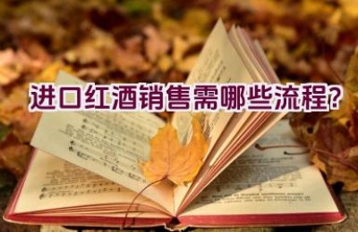 进口红酒销售需哪些流程？
