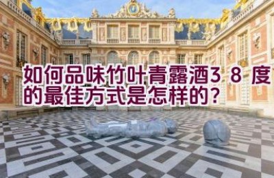 如何品味竹叶青露酒38度的最佳方式是怎样的？