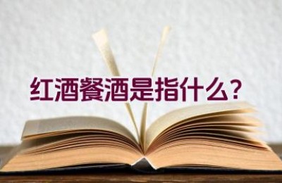 红酒餐酒是指什么？